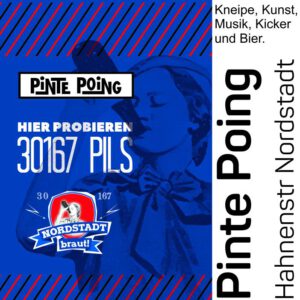 In der Pnte Poing könnt ihr unser 30167 Bier geniessen