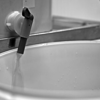 AG Forschung und Entwicklung - das noch junge Bier fliesst