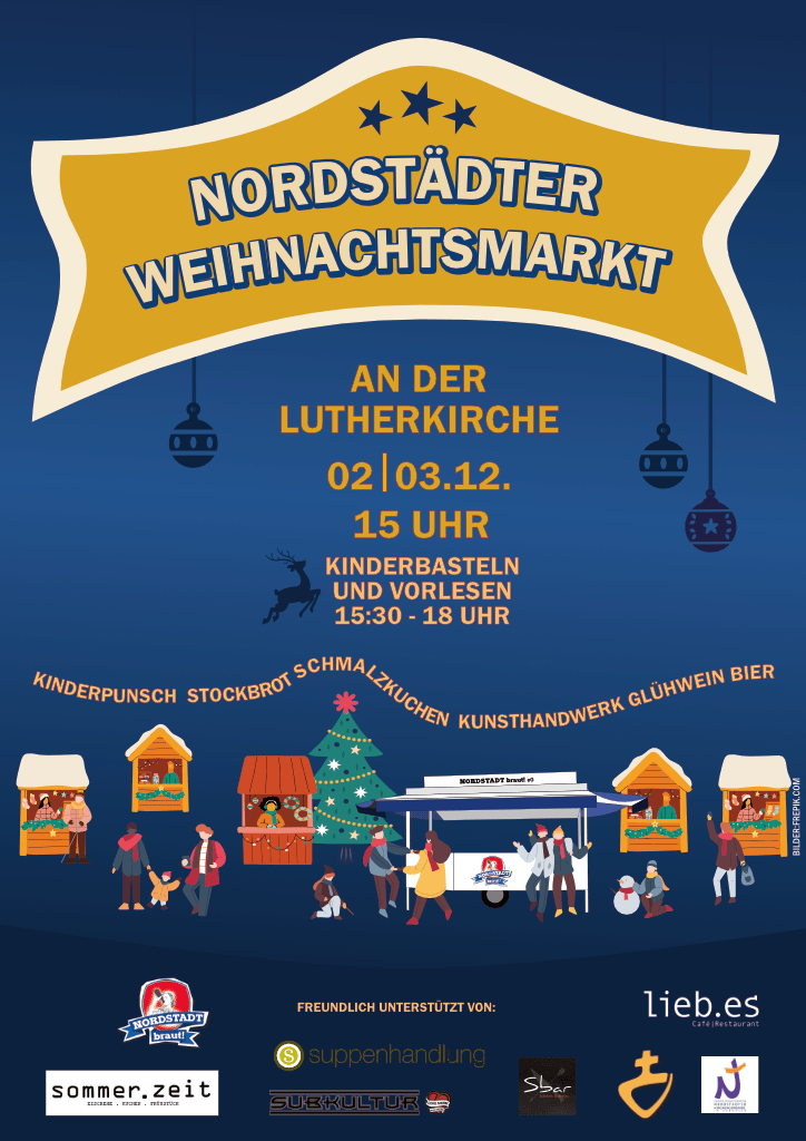 Weihnachtsmarkt an der Lutherkirche 2023