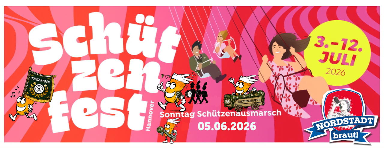 Schützenfest 2026 - wir sind beim Schützenausmarsch am 05.07.2026